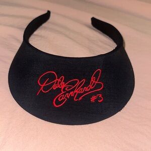 Dale Earnhardt #3 Black and Red Visor
